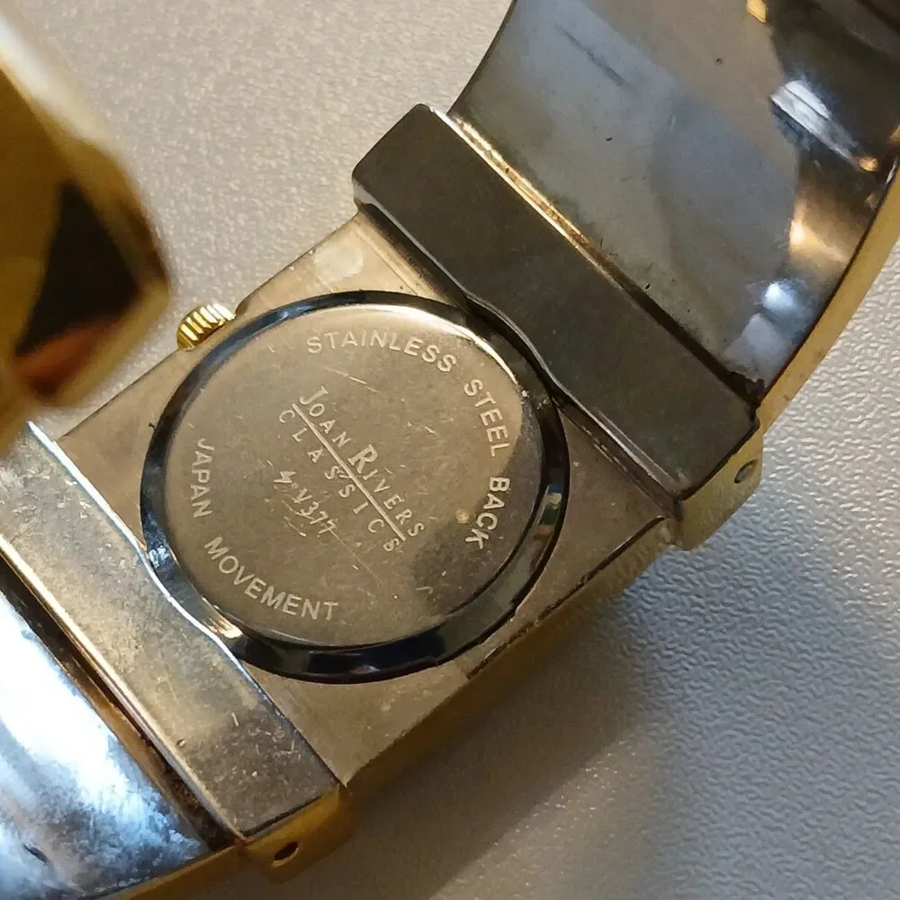 Joan Rivers watch running
